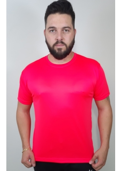 Camiseta Dry Fit Esportiva Vermelha Lisa