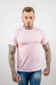 Camiseta Rosa Claro 100% Poliester Masculina para Sublimação