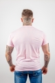 Camiseta Rosa Claro 100% Poliester Masculina para Sublimação