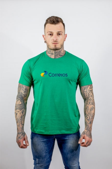 Camiseta 30/1 Cardado 03 Cores Impressão Frente e Verso