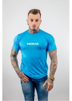 Camiseta Poliviscose Turquesa Forte Personalizada