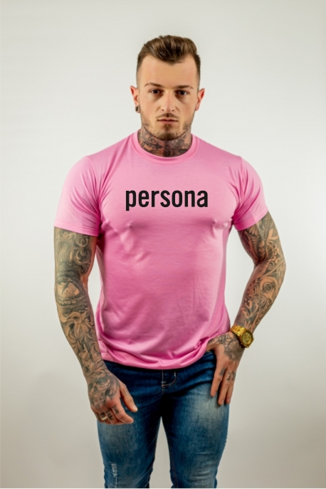 Camiseta Poliviscose Rosa Pink Personalizada